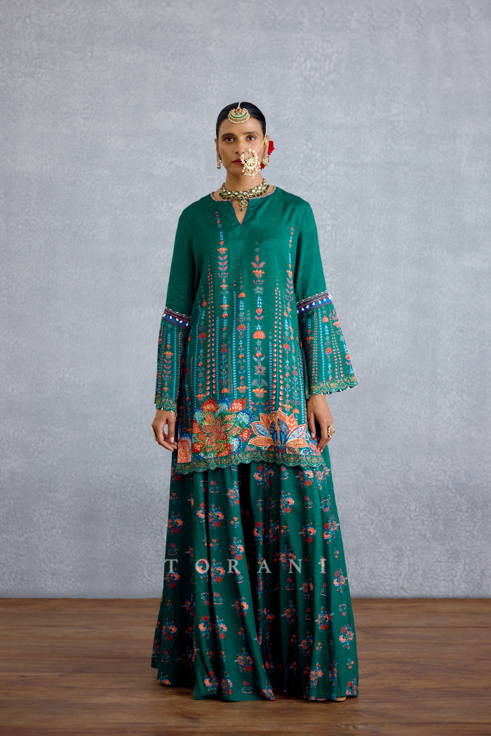 Mayurika Ajanta Gharara Set