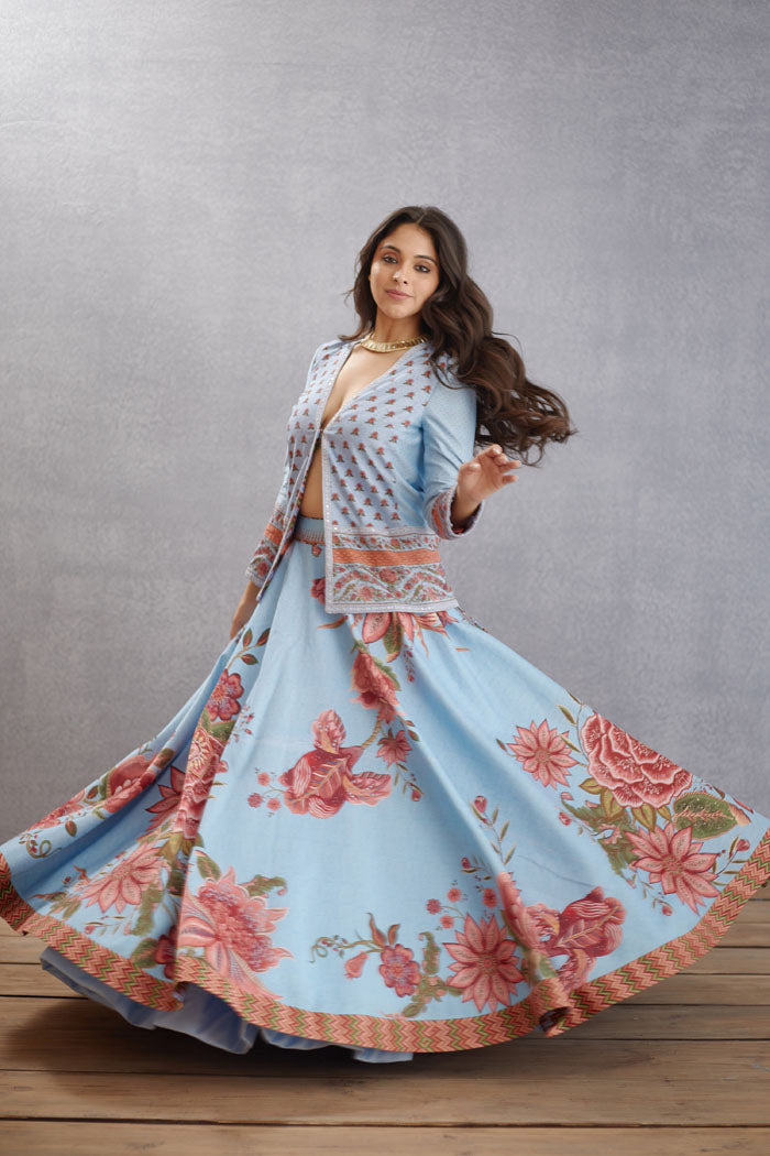 Samsara Gooncha Lehenga Set