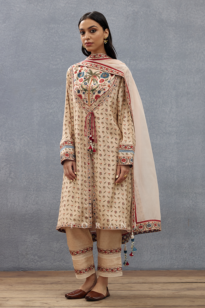 Badami Duaa Kurta Set