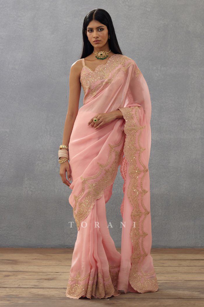 SALE - Gul-Mohar Idika Saree