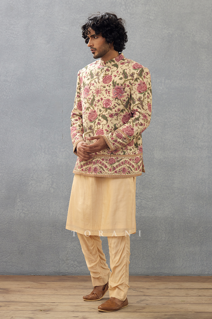 Kasturi Mehtab Jacket Set