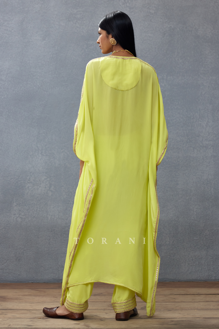 Gul-Mina Ashni Kaftan Set