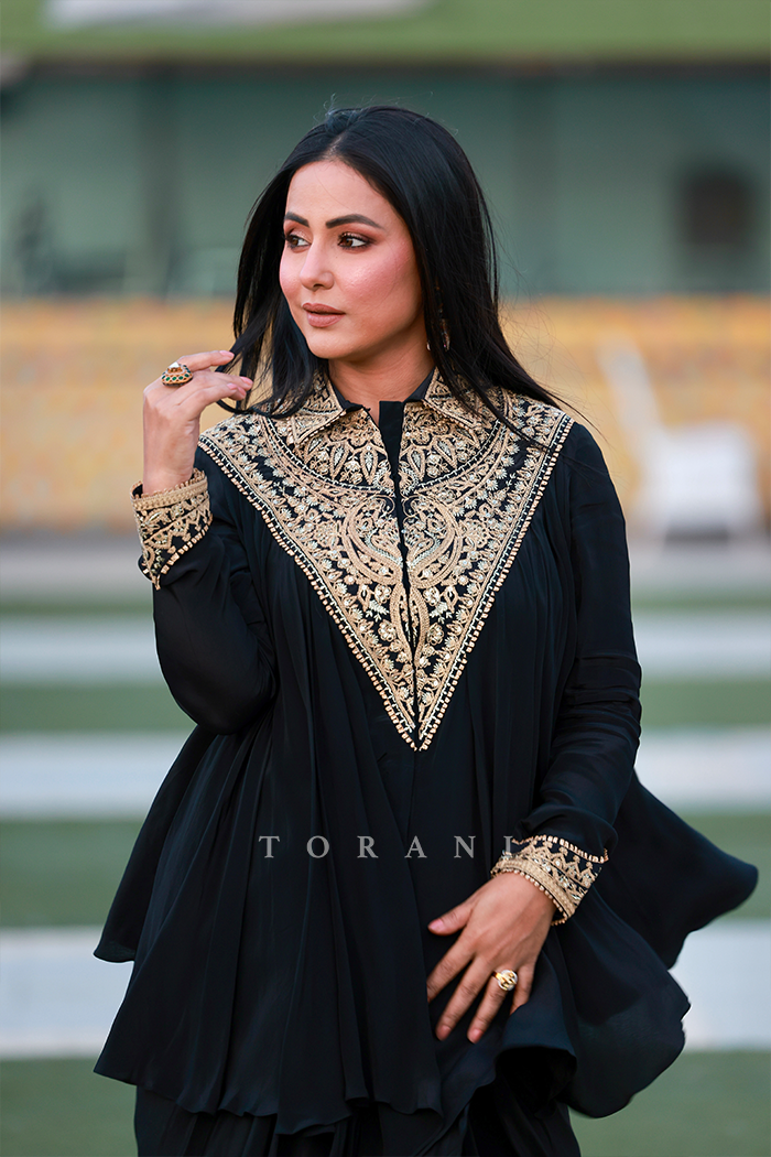 Hina Khan in our Gul-Saroja Co-ord Set