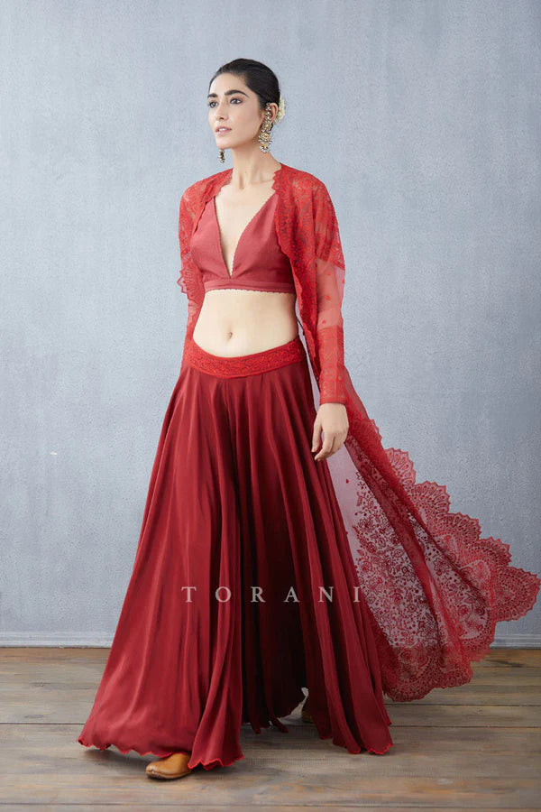 Surkh Daavya Blouse