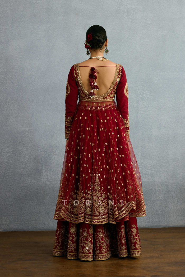 Vidya Balan in our Bhadra Raazi Anarkali Set