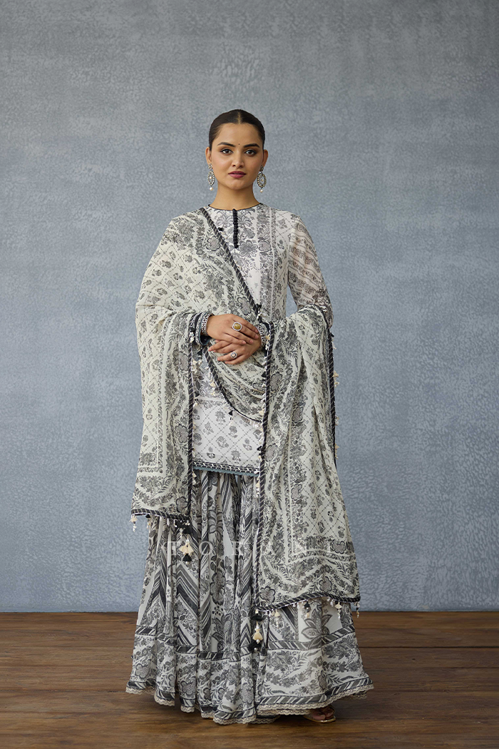 Kalamkari Dakshaa Sharara Set