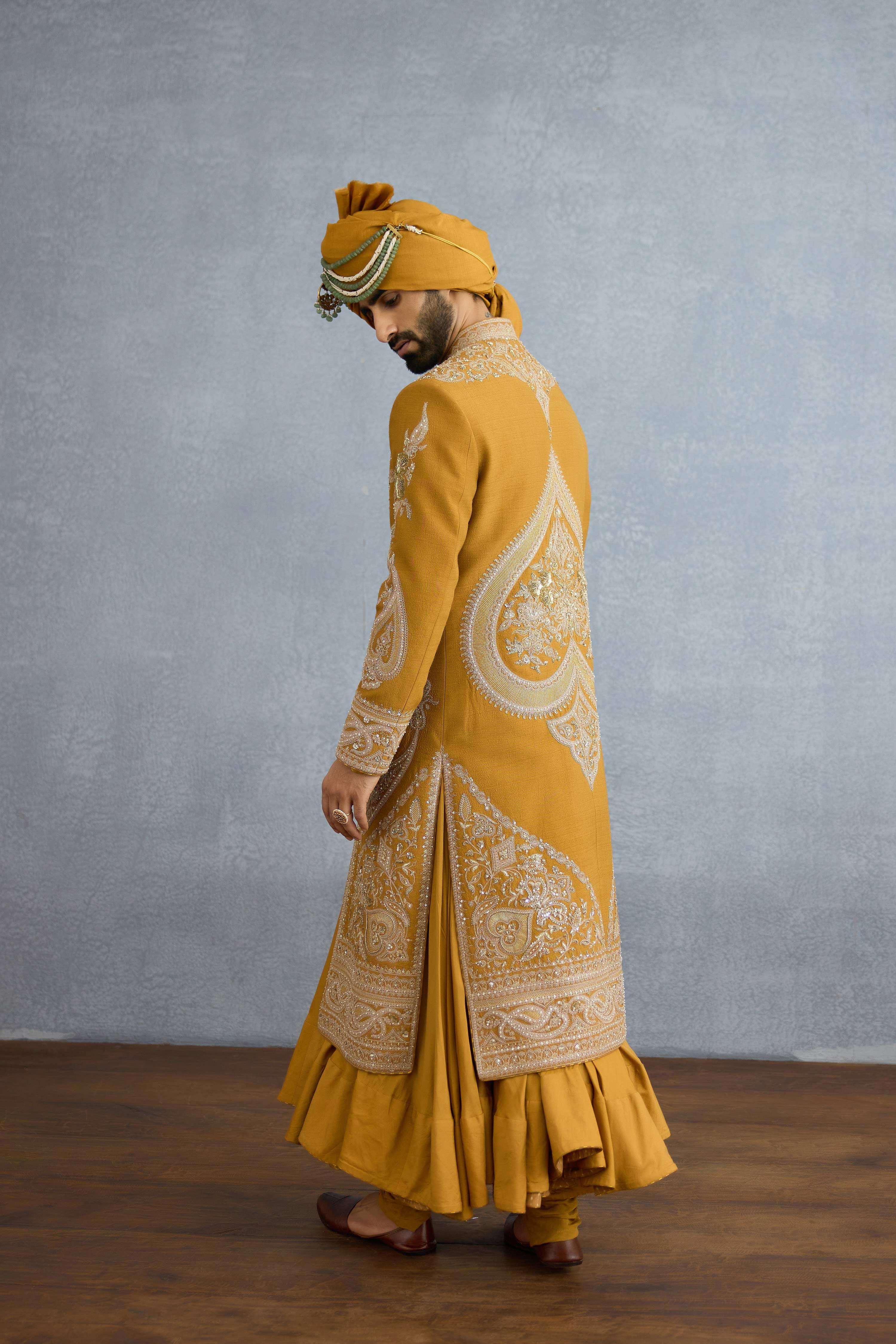 Prakhar Gupta in our Pushta Anjum Sherwani Set