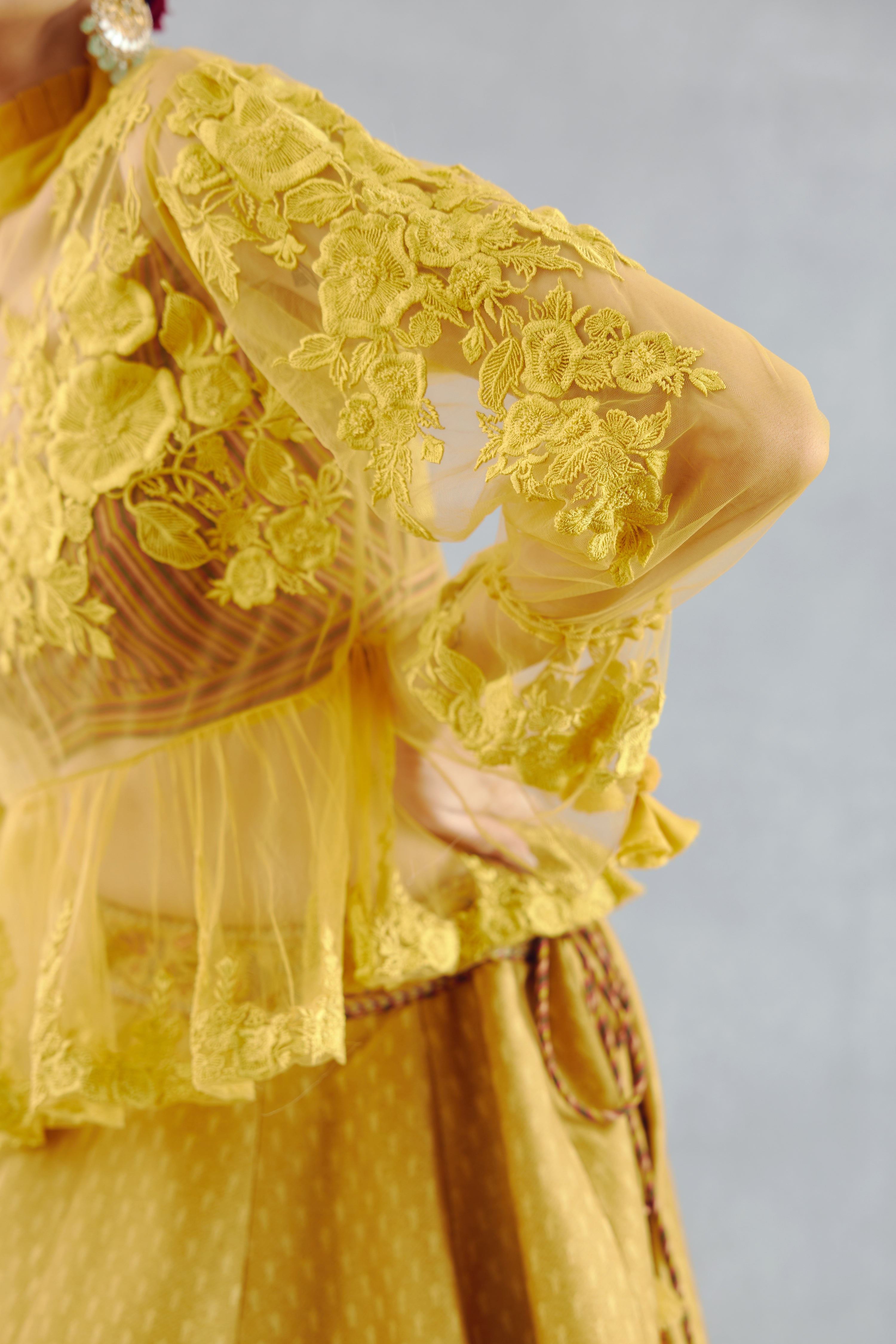 Shriya Pilgaonkar In Our Sunehra Poulami Lehenga Set