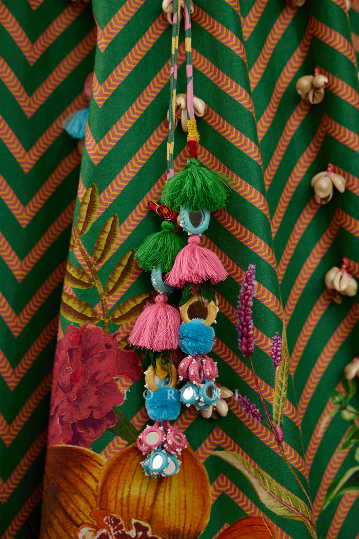 Panna Gul Saadat Lehenga Set