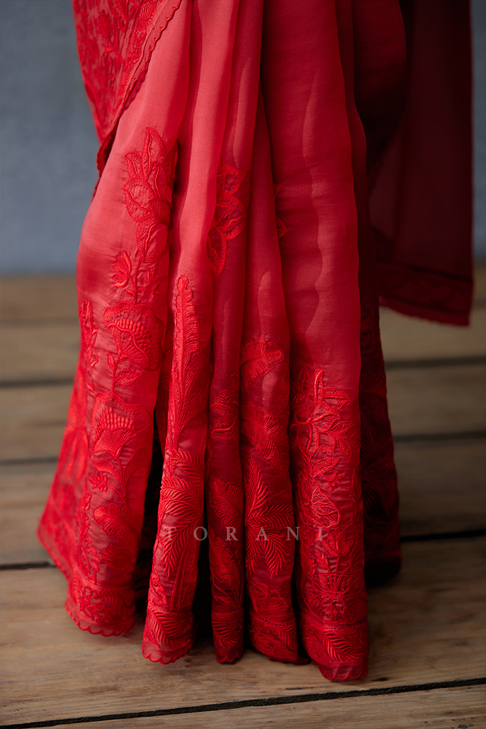 Gulmohar Dea Saree