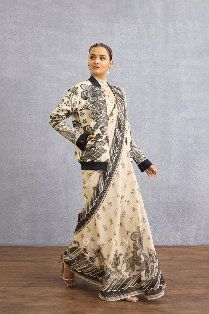 Kalamkari Darshit Bomber Jacket