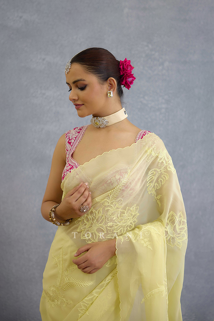 Kasmai Pankhuri Saree