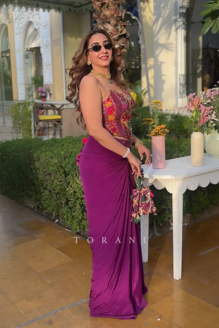 Shiana Kothari in our Dil Kusha Ursa Corset Set