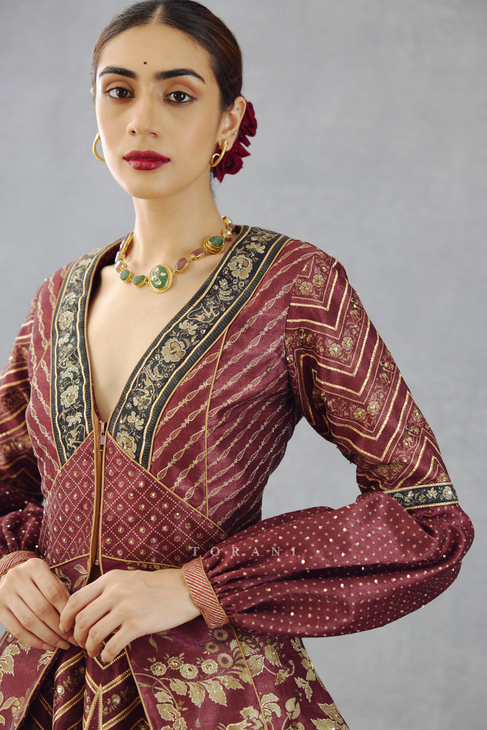 Gulnar Parvaneh Lehenga Set