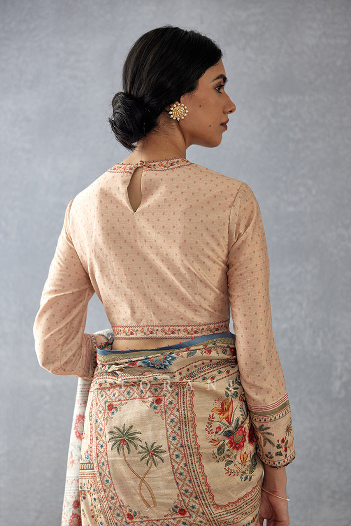 Badami Mulmul Blouse