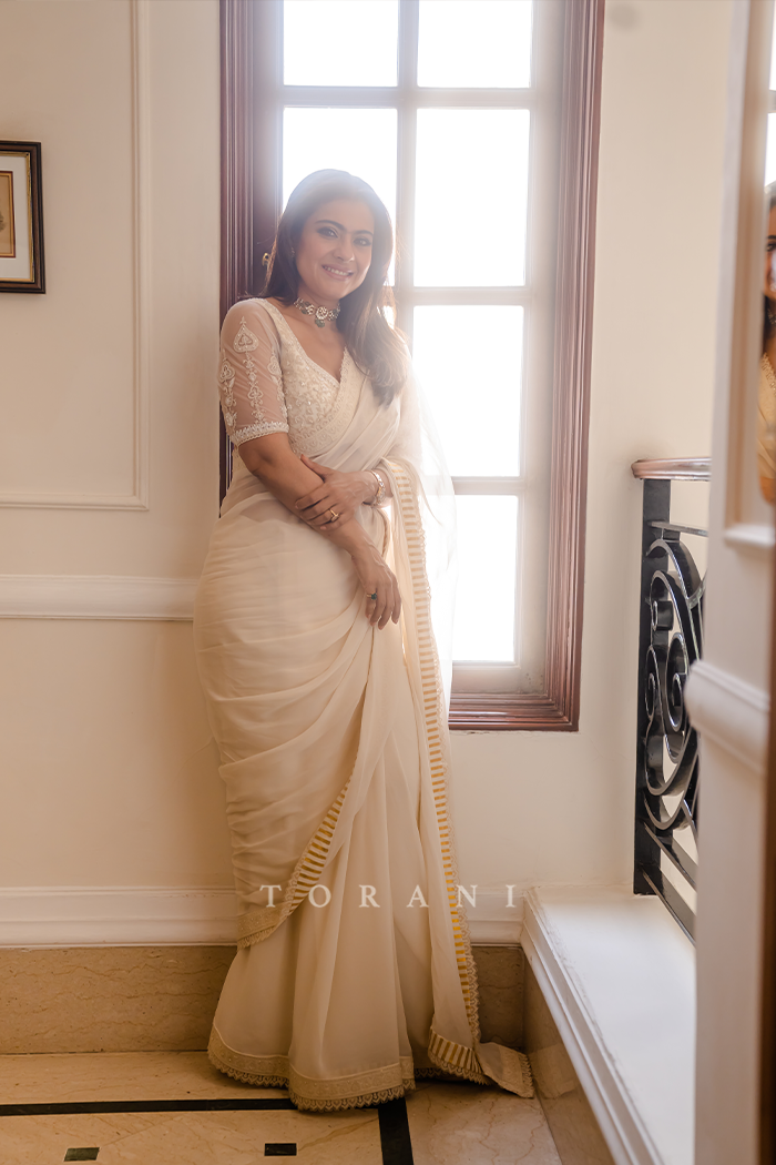 kajol devgan saree look