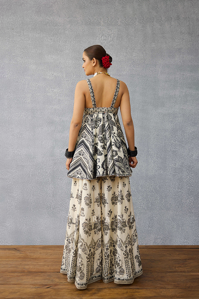 Kalamkari Charu Sharara Set