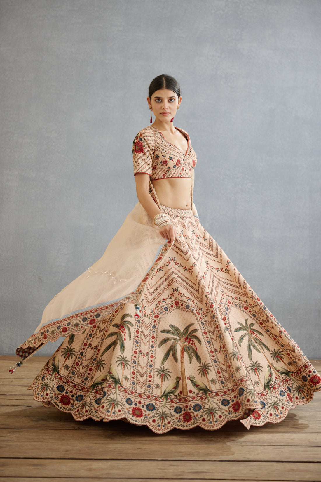 Badami Nagma Lehenga Set