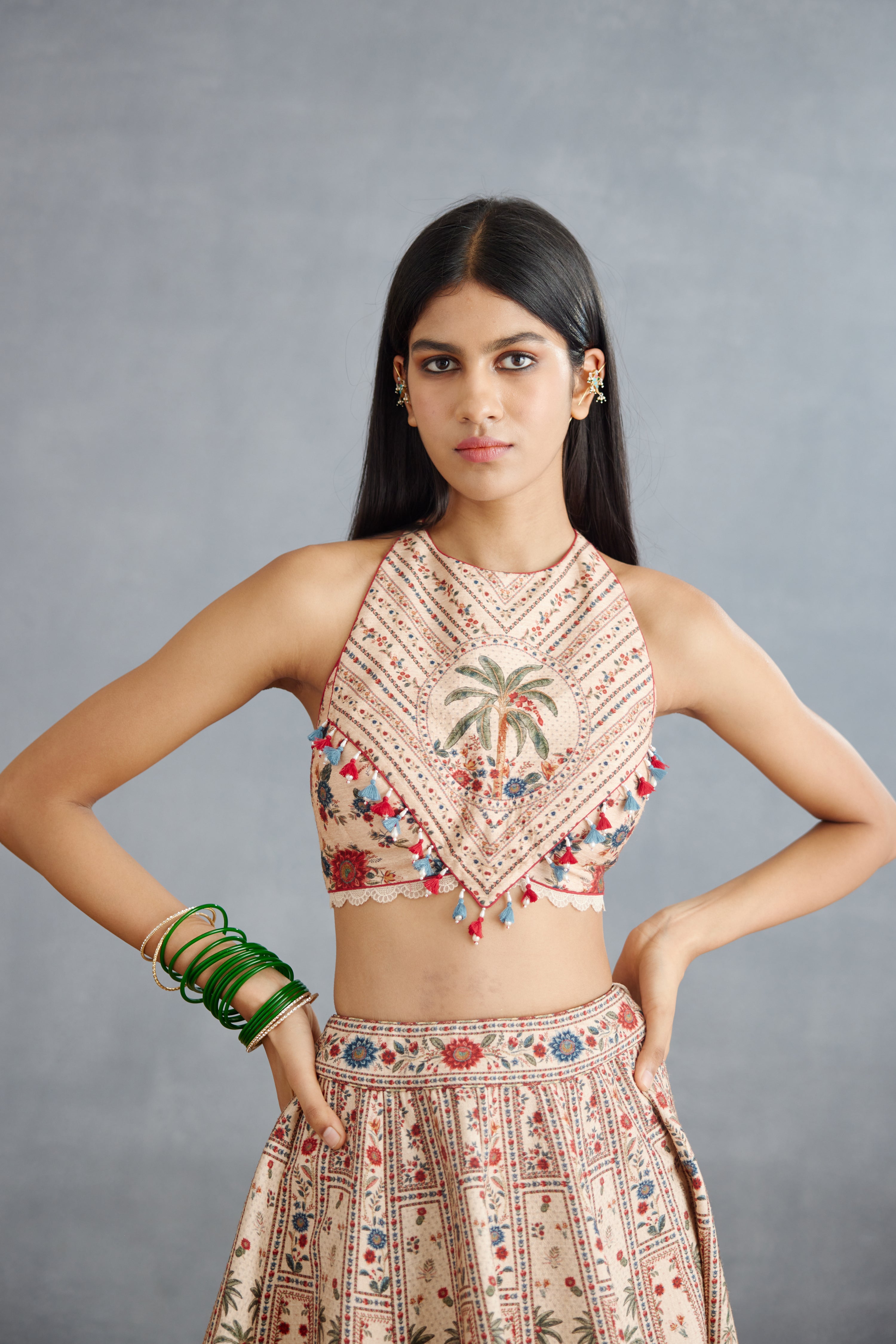 Badami Tarini Lehenga Set