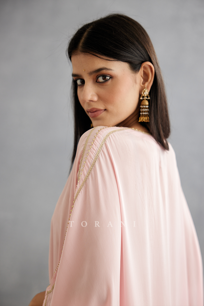 Gul-Mohar Ashni Kaftan Set