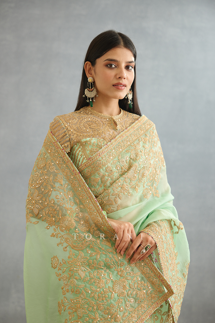 Gul-Neer Yashoda Saree