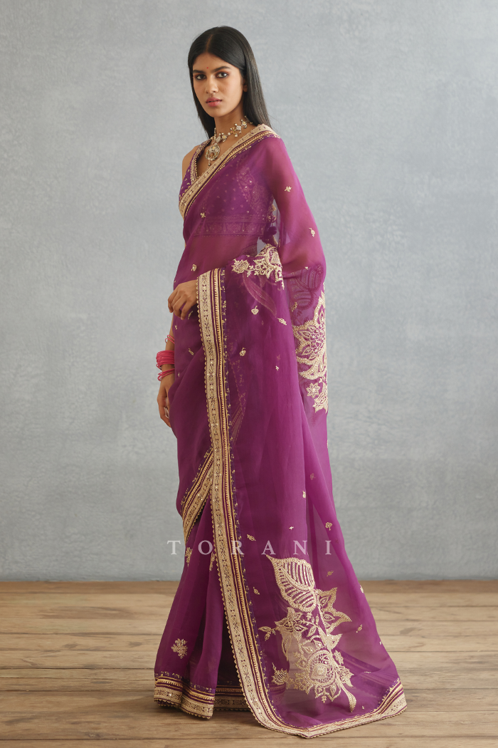 SALE - Gul-Rez Taashi Saree