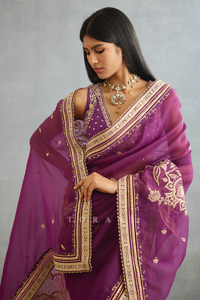 Gul-Rez Taashi Saree