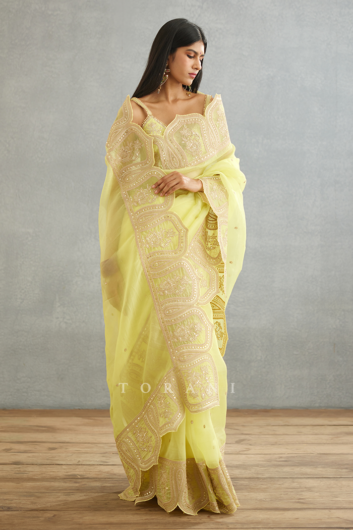 Gul-Mina Yashaswini Saree