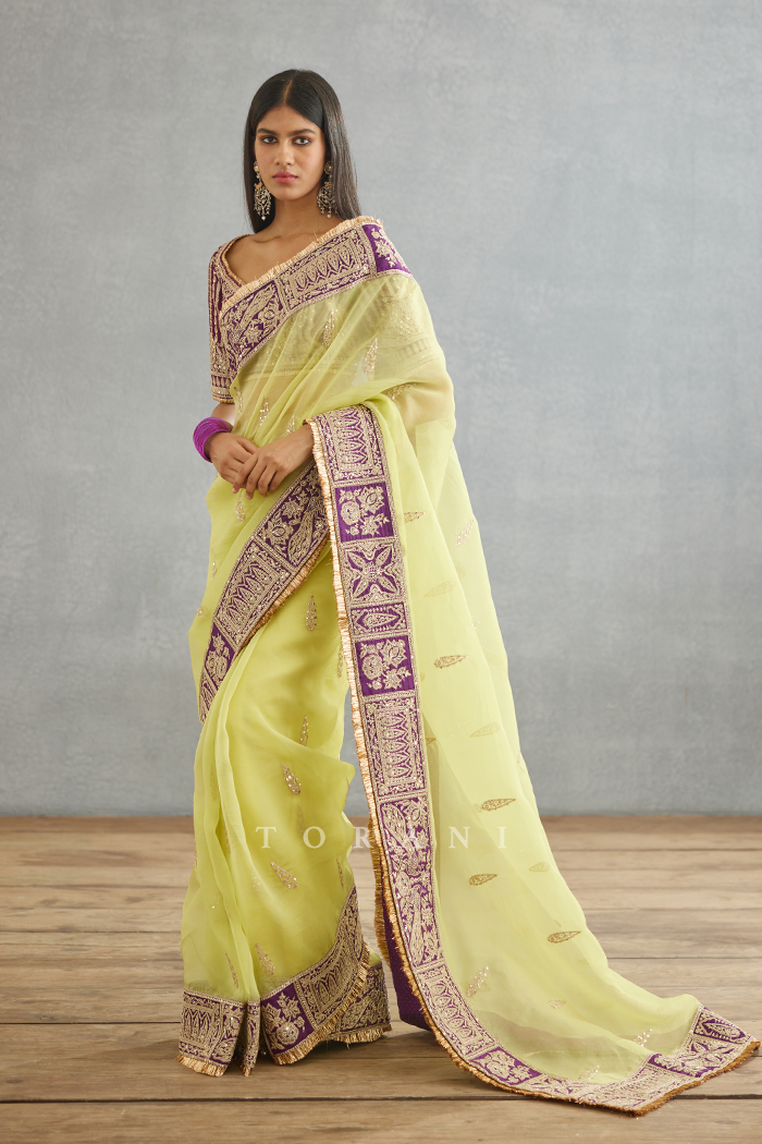 Gul-Mina Amruta Saree