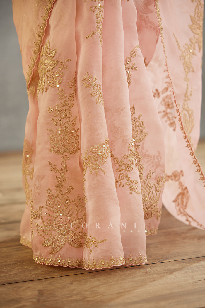 Gul-Mohar Daavya Saree