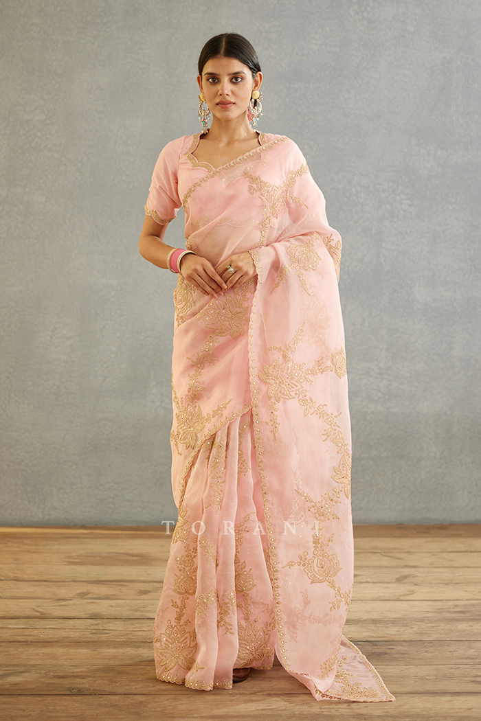 Gul-Mohar Daavya Saree