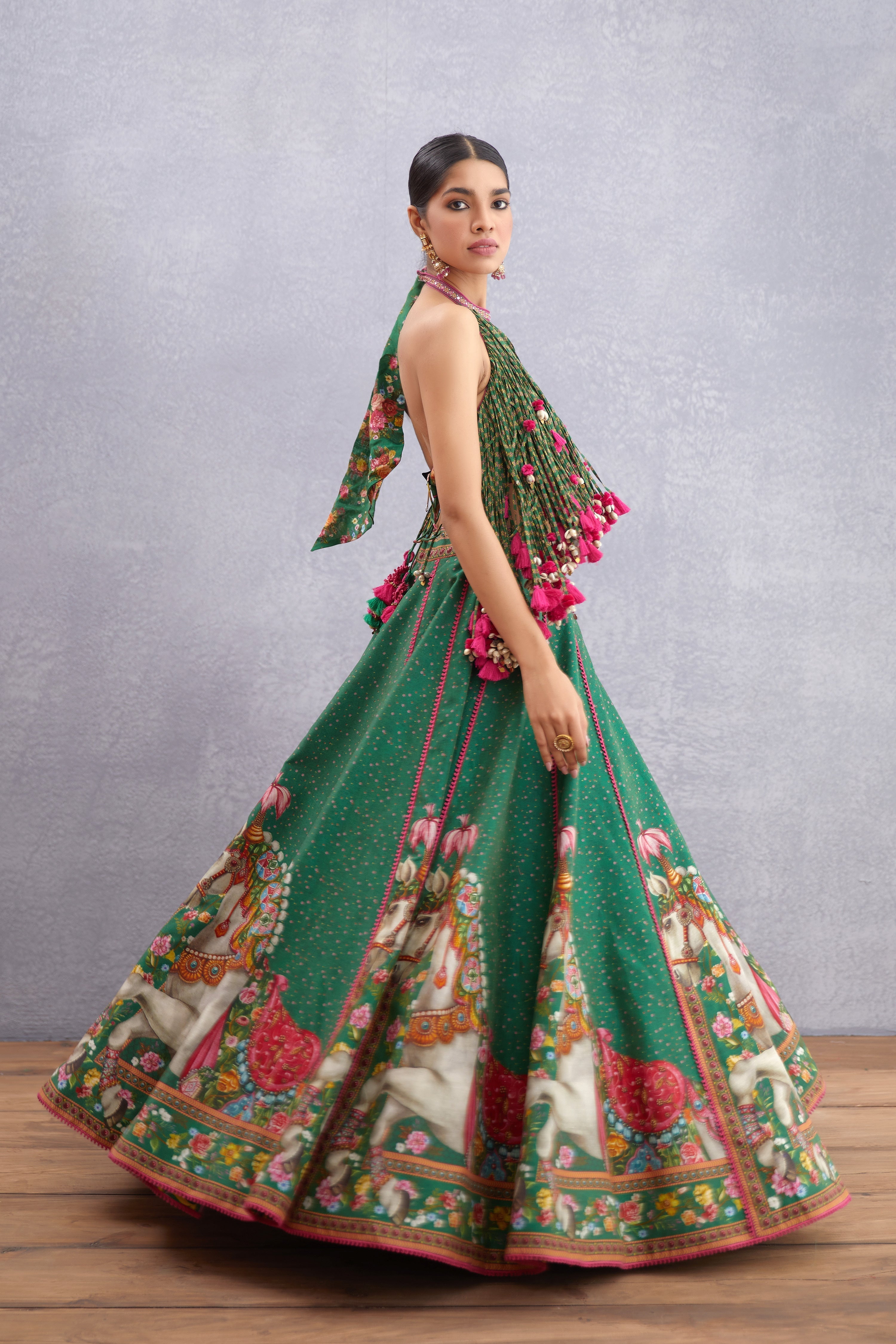 Shriya Pilgaonkar In Our Panna Ashwamedha Lehenga Set