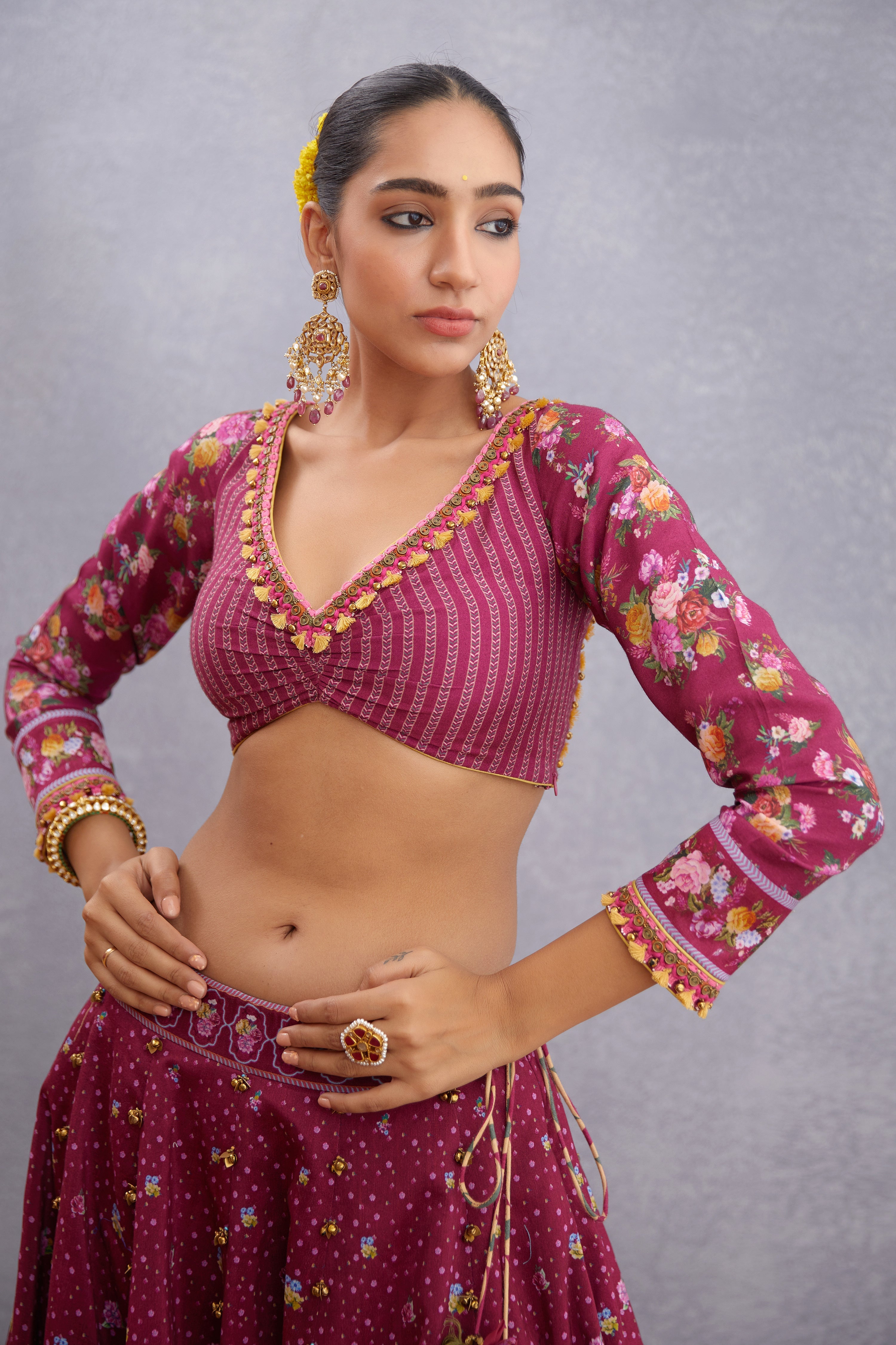 SALE - Manika Aoruni Lehenga Set