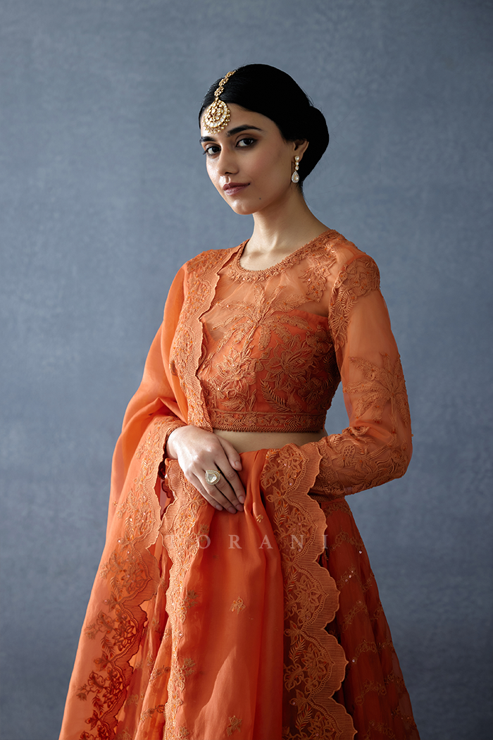 Kesari Indira Lehenga Set