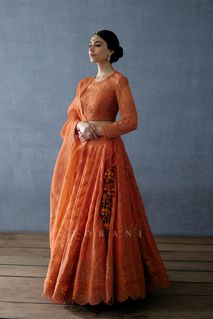Kesari Indira Lehenga Set