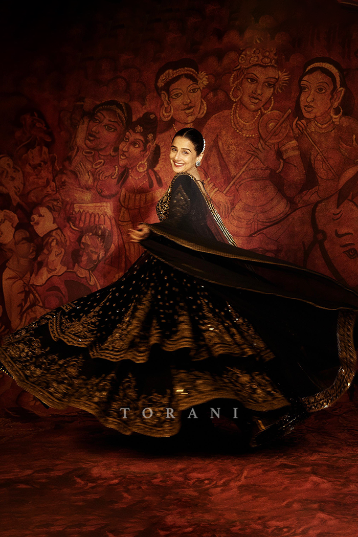 Vidya Balan in our Bhadra Raazi Anarkali Set