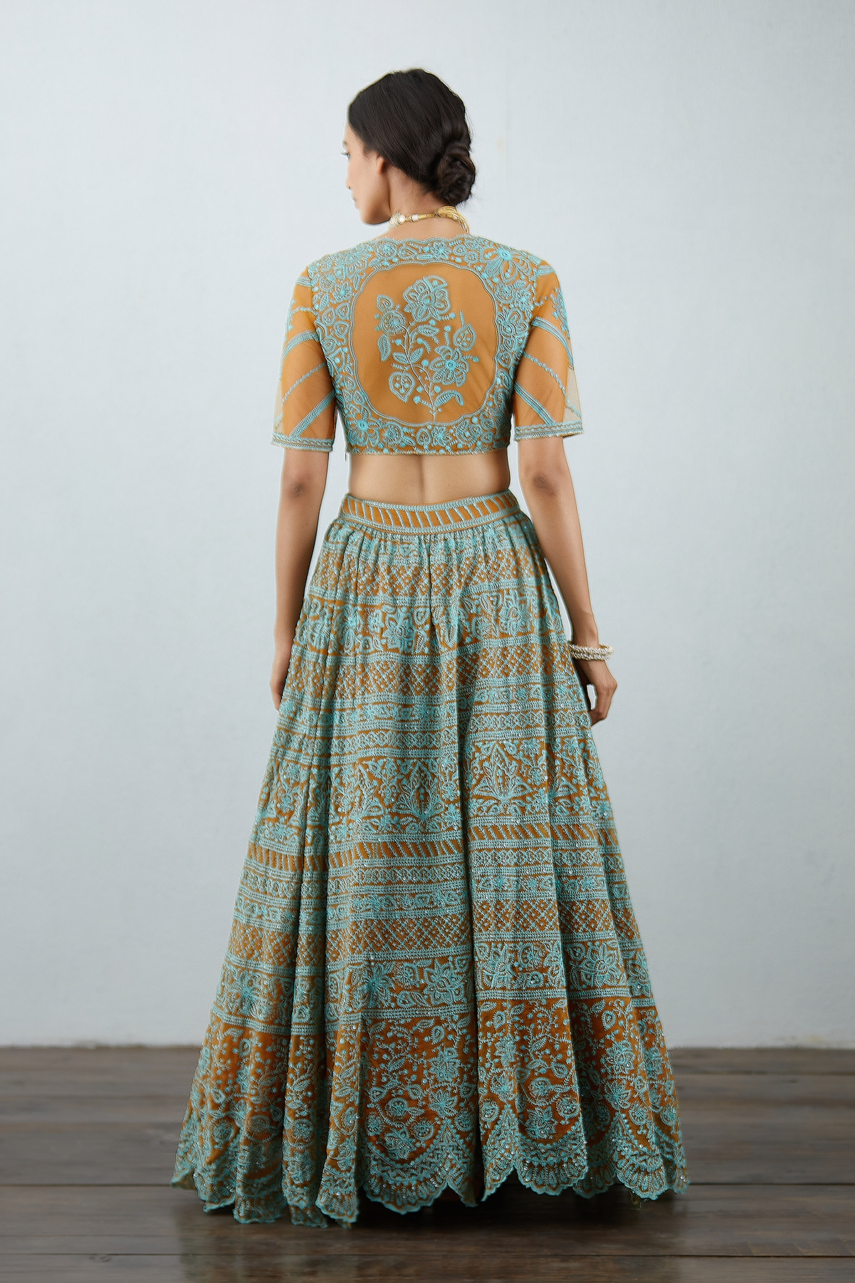 Sarson Advaita Lehenga Set
