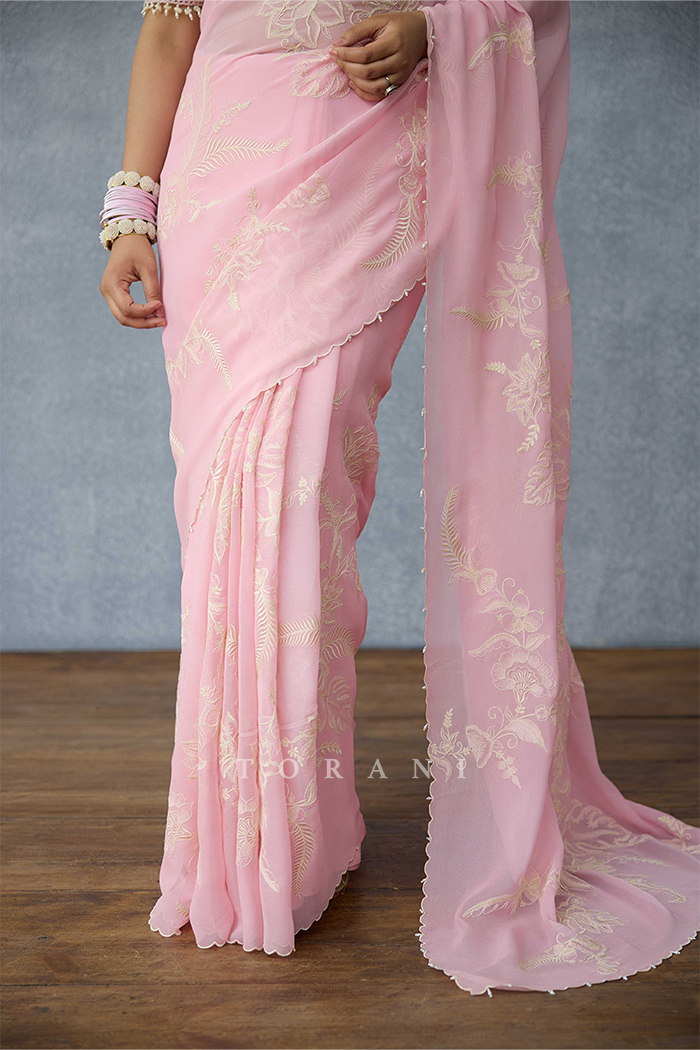 Gulaban Pankhuri Saree