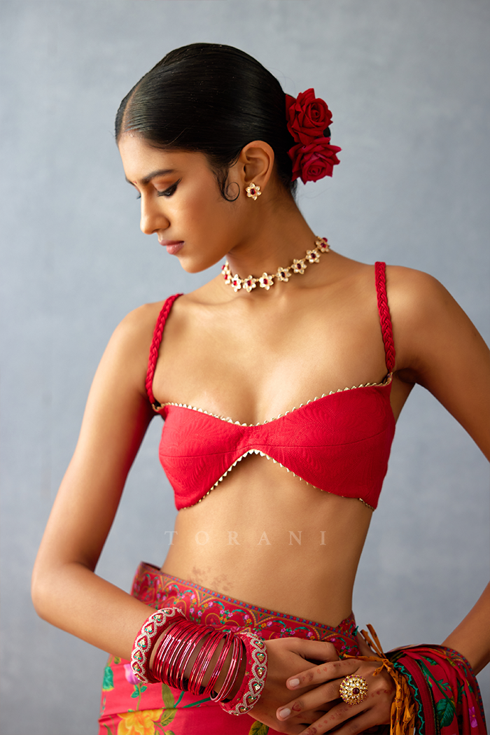 Dil Surkh Gazal Bralette