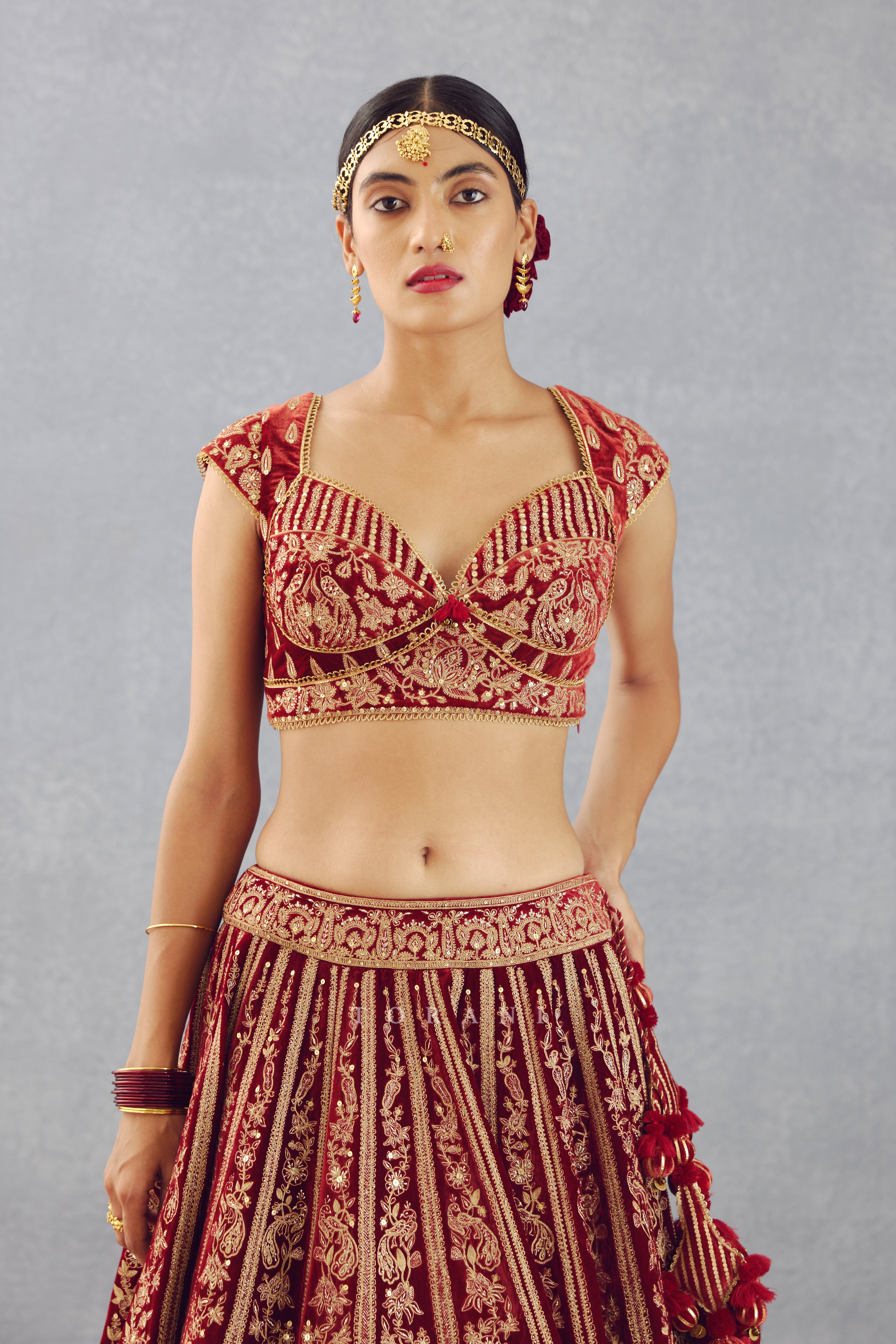 Sindoori Turvi Lehenga Set