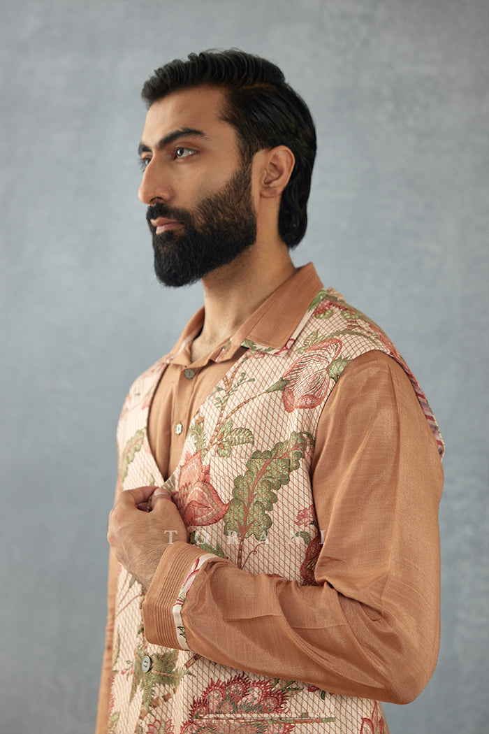 Gulabi Kahan Bandi Set