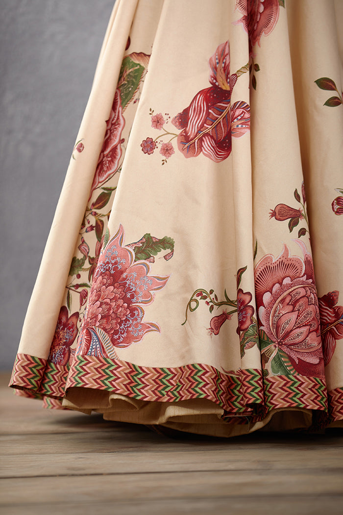 Kasturi Gooncha Lehenga Set