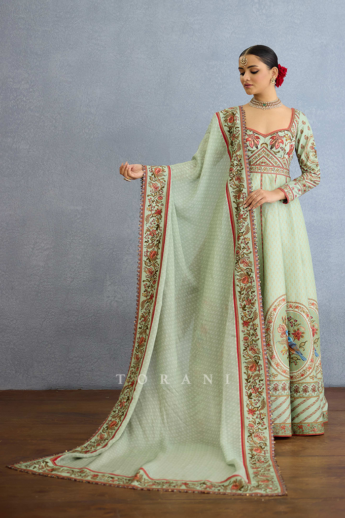 Champa Bhavika Anarakali Set