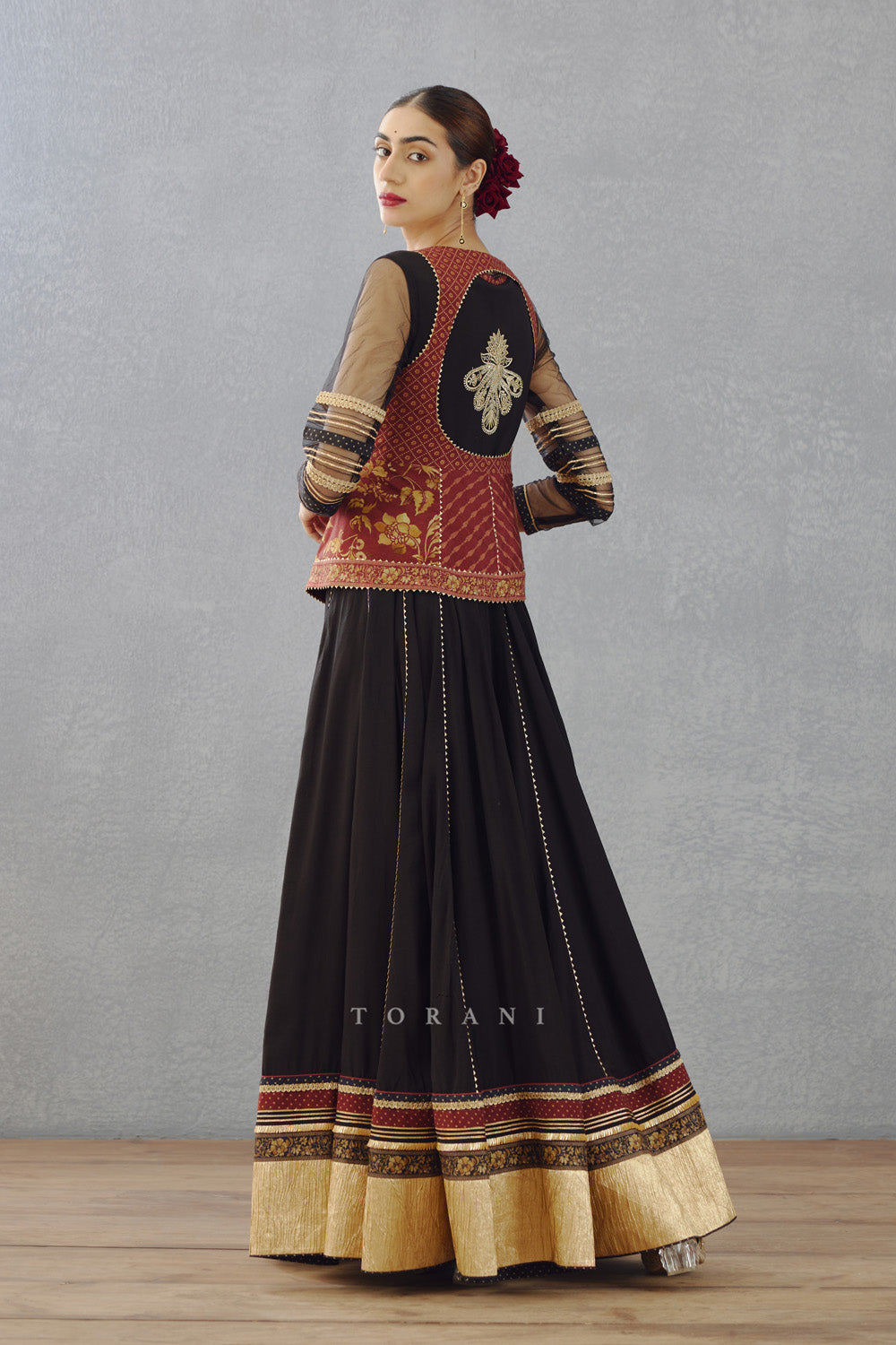 Gulghast Shirin Anarkali Set