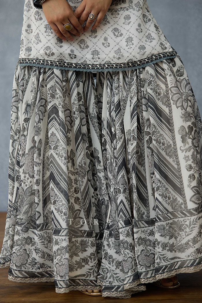 Kalamkari Dakshaa Sharara Set