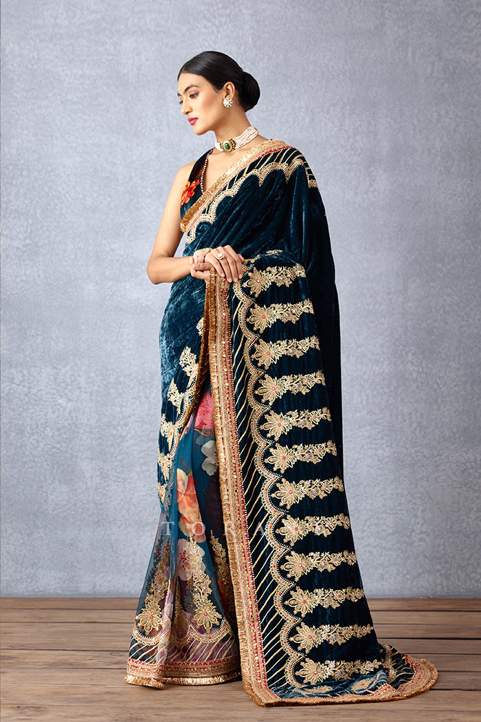 Shabnami Debi Velvet Saree