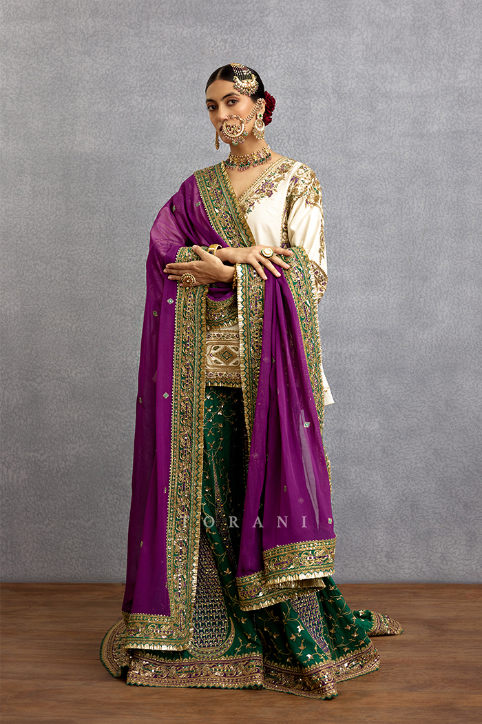 Rangini Sabeena Sharara Set