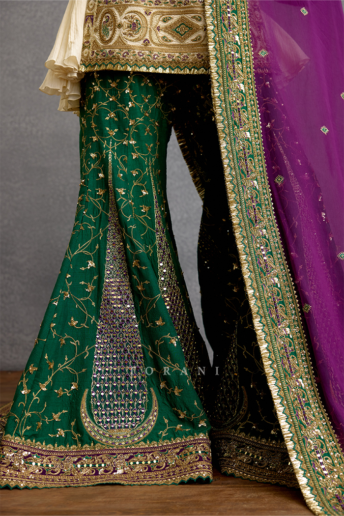 Rangini Sabeena Sharara Set