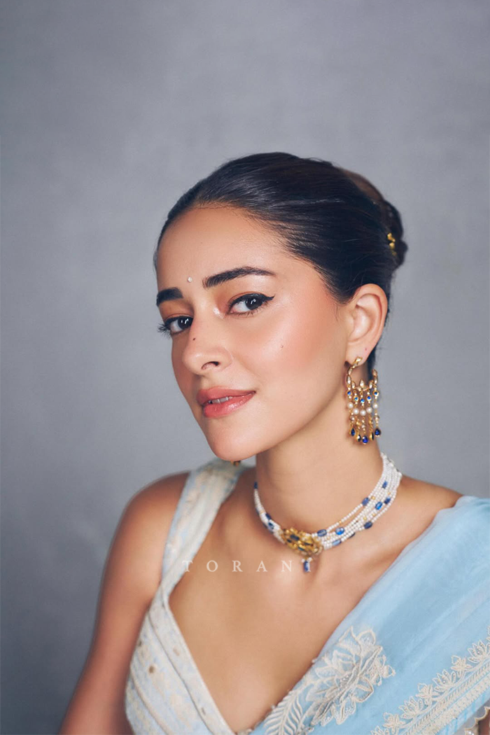 Ananya Panday in our Pushkar Aruna Anarkali Set