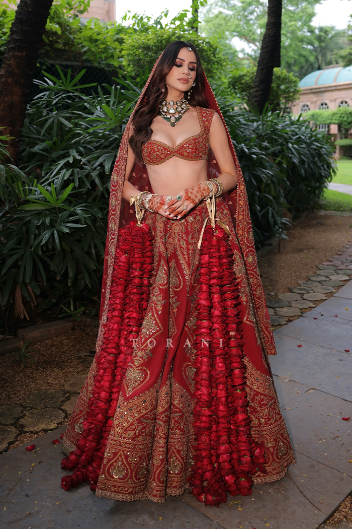 Shraddha in our Shamse Humaira Lehenga Set